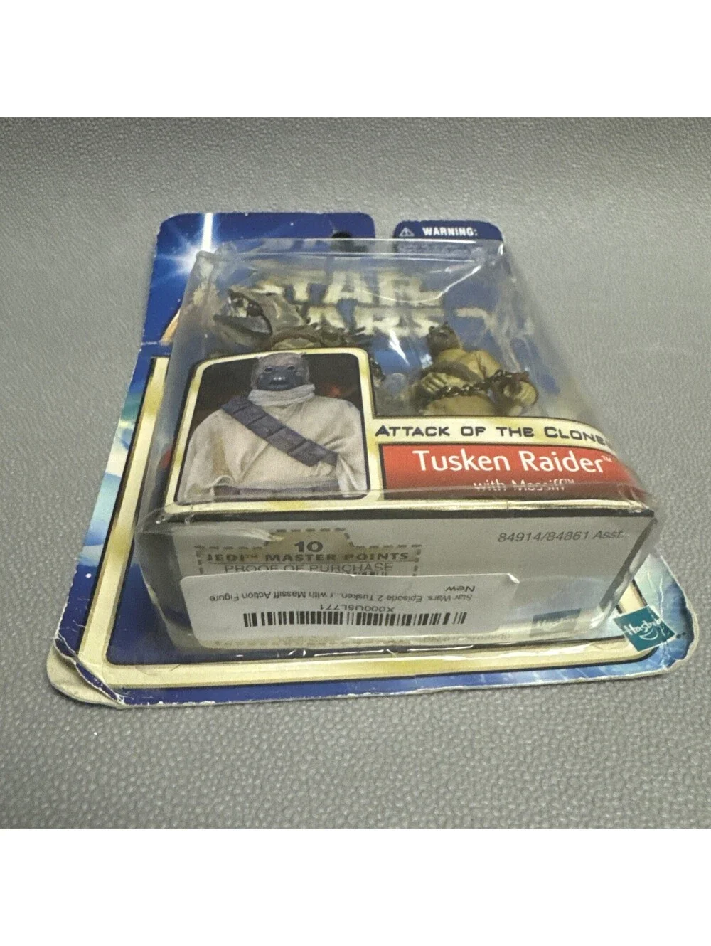 Star Wars Saga Basic Figures Tusken Raider w/Massiff Action Figure 2002 Damaged
